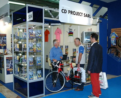 Carlo Dondo stand eicma 2004